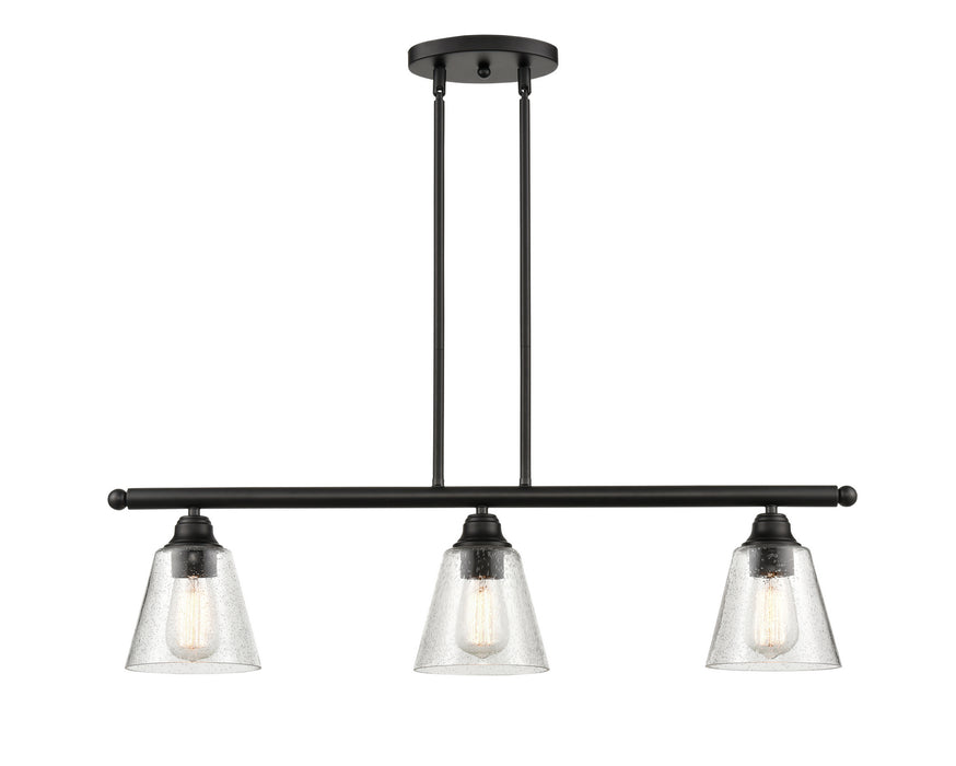 Innovations 616-3I-BK-G454-LED LED Island Pendant, Matte Black
