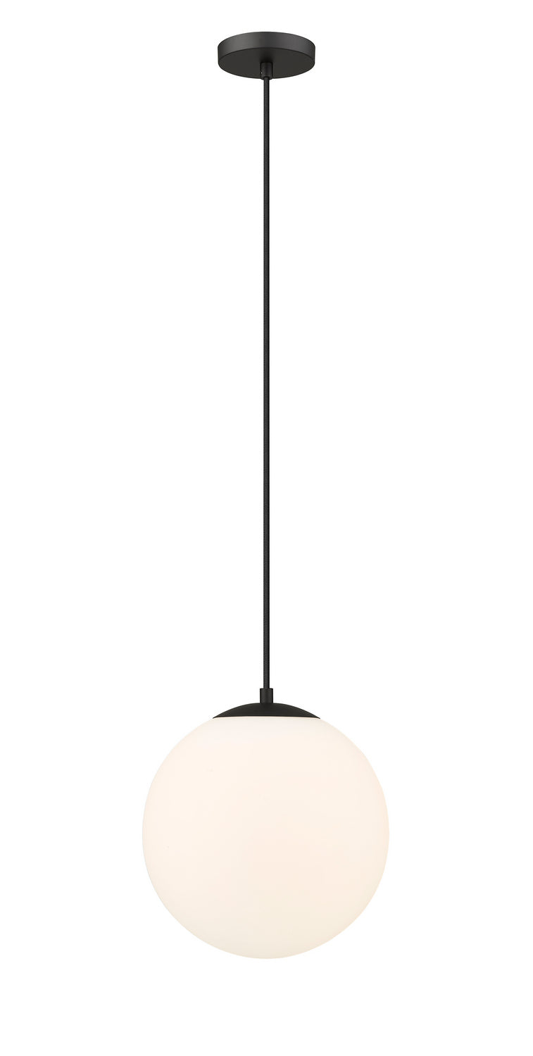Innovations 612-BK-W One Light Mini Pendant, Matte Black