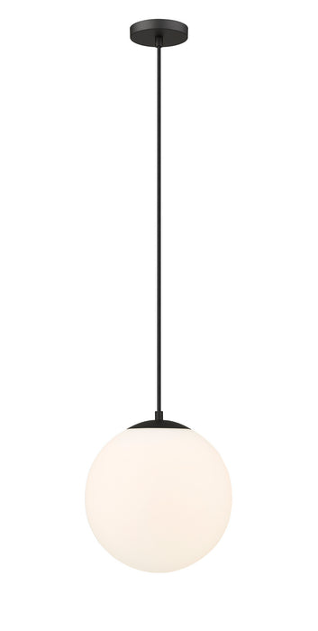 Innovations 612-BK-W One Light Mini Pendant, Matte Black