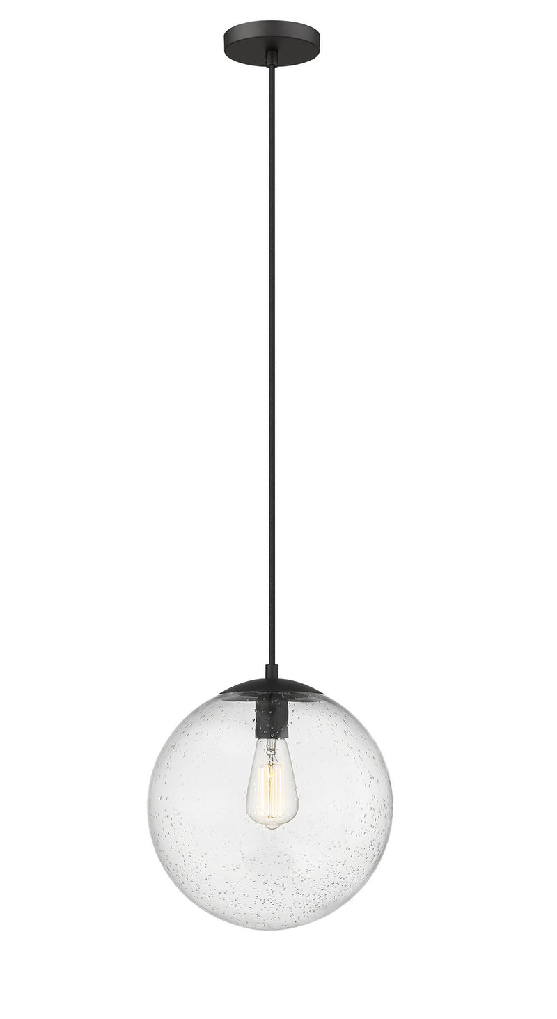 Innovations 612-BK-SDY One Light Mini Pendant, Matte Black