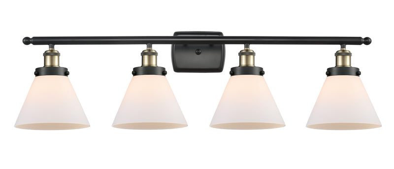 Innovations 916-4W-BAB-G41 Four Light Bath Vanity, Black Antique Brass