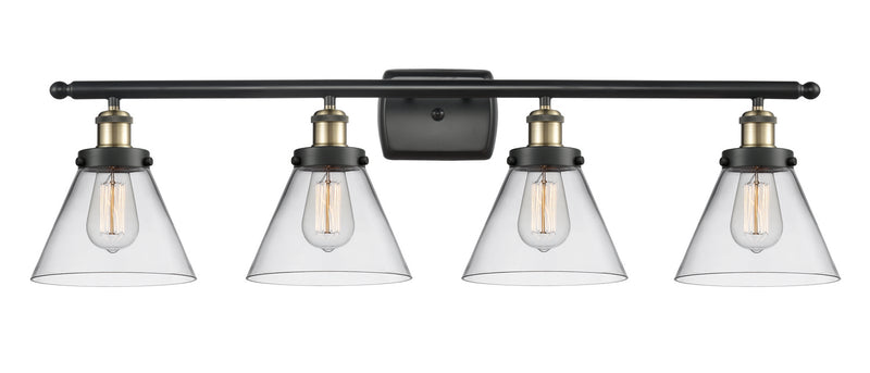 Innovations 916-4W-BAB-G42 Four Light Bath Vanity, Black Antique Brass
