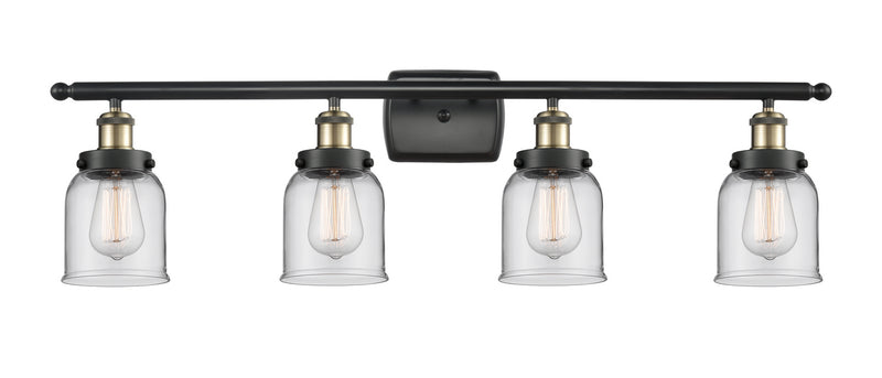 Innovations 916-4W-BAB-G52 Four Light Bath Vanity, Black Antique Brass