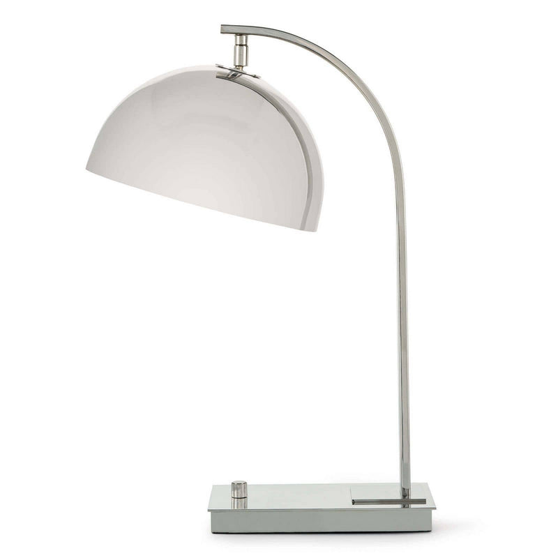 Regina Andrew 13-1451PN One Light Desk Lamp, Polished Nickel