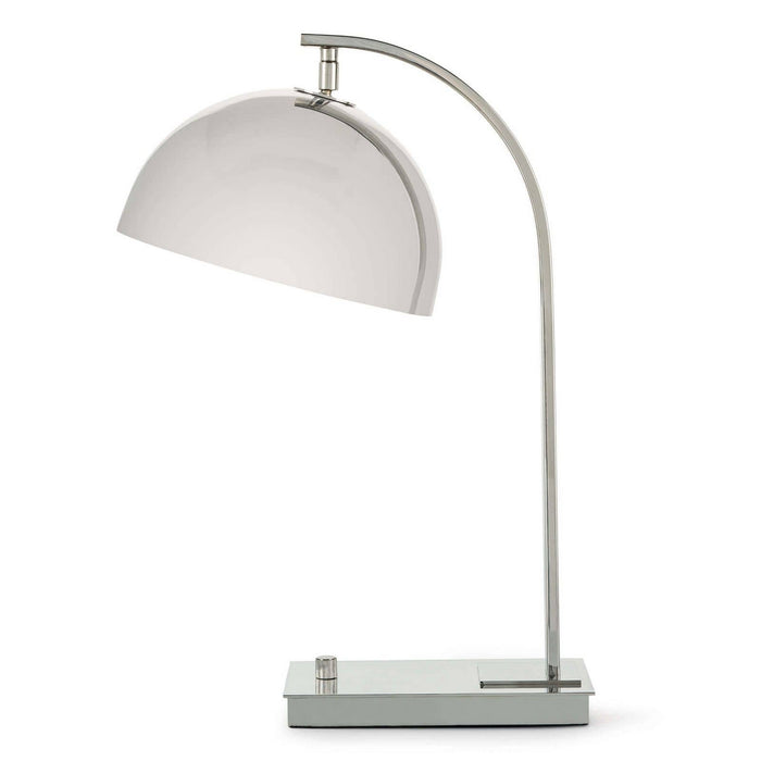 Regina Andrew 13-1451PN One Light Desk Lamp, Polished Nickel