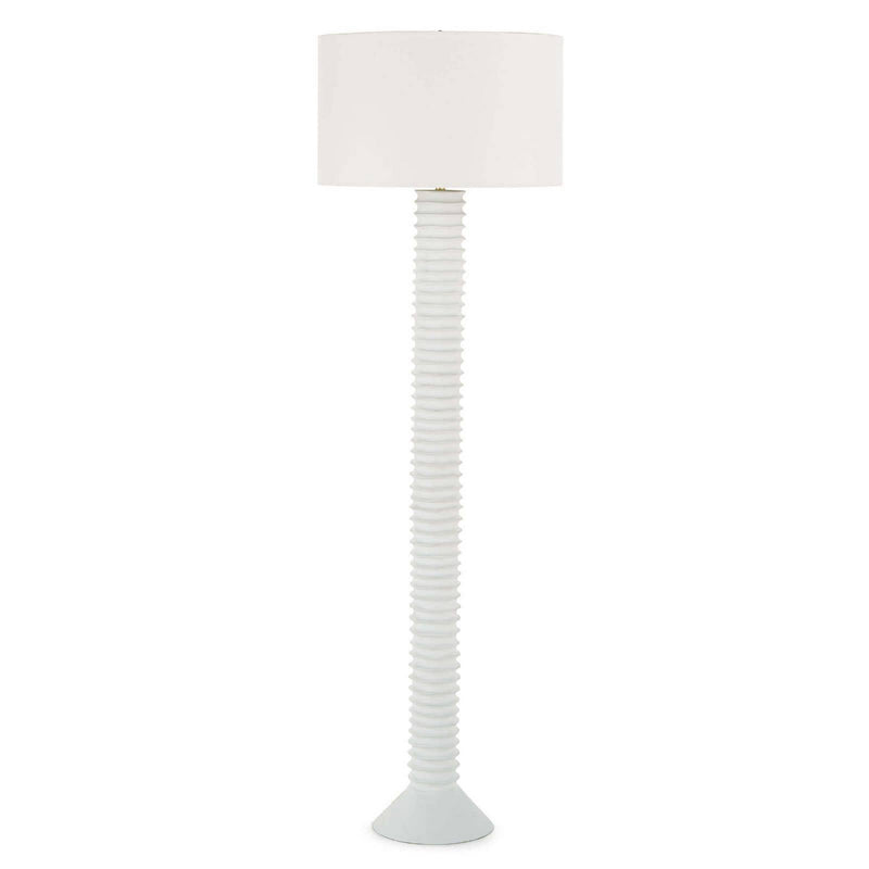 Regina Andrew 14-1047WT One Light Floor Lamp, White