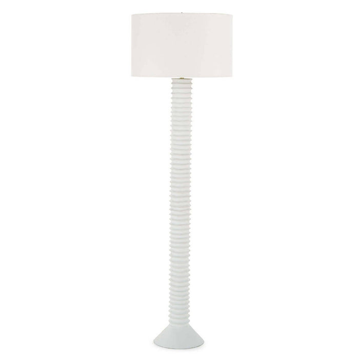 Regina Andrew 14-1047WT One Light Floor Lamp, White