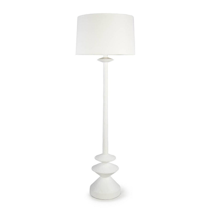Regina Andrew 14-1054 One Light Floor Lamp, White