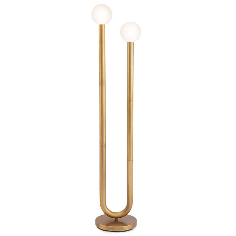 Regina Andrew 14-1055NB LED Floor Lamp, Natural Brass