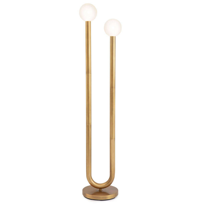 Regina Andrew 14-1055NB LED Floor Lamp, Natural Brass