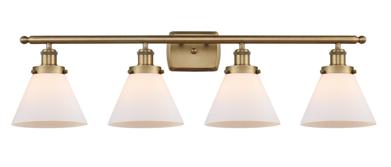 Innovations 916-4W-BB-G41 Four Light Bath Vanity, Brushed Brass
