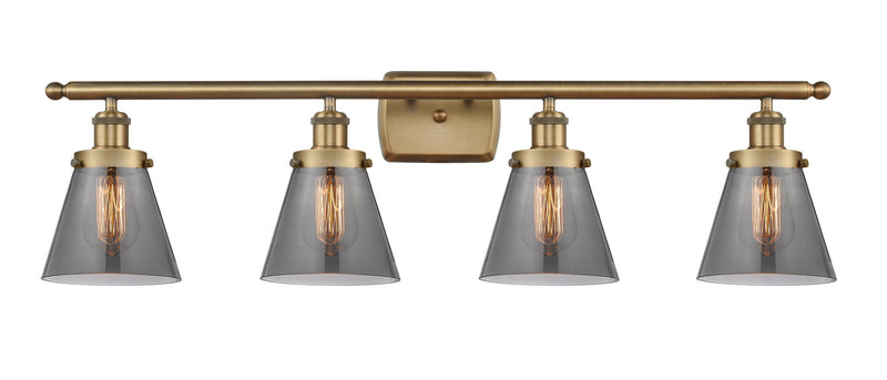 Innovations 916-4W-BB-G63-LED LED Bath Vanity, Brushed Brass