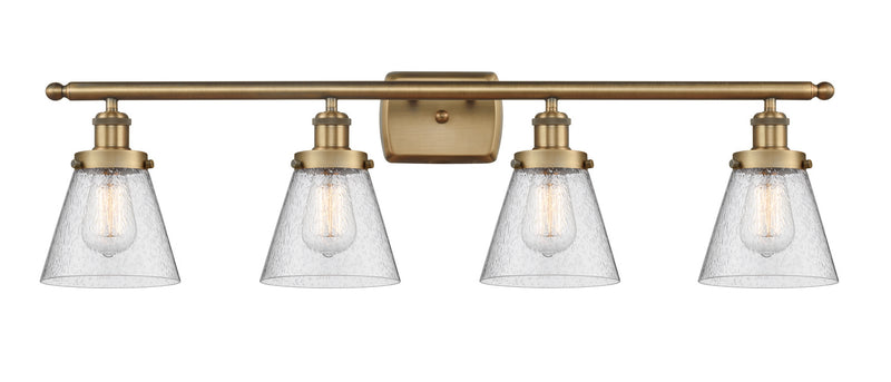 Innovations 916-4W-BB-G64-LED LED Bath Vanity, Brushed Brass