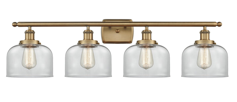 Innovations 916-4W-BB-G72 Four Light Bath Vanity, Brushed Brass