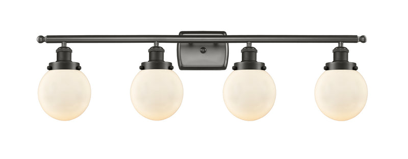Innovations 916-4W-OB-G201-6-LED LED Bath Vanity, Oil Rubbed Bronze