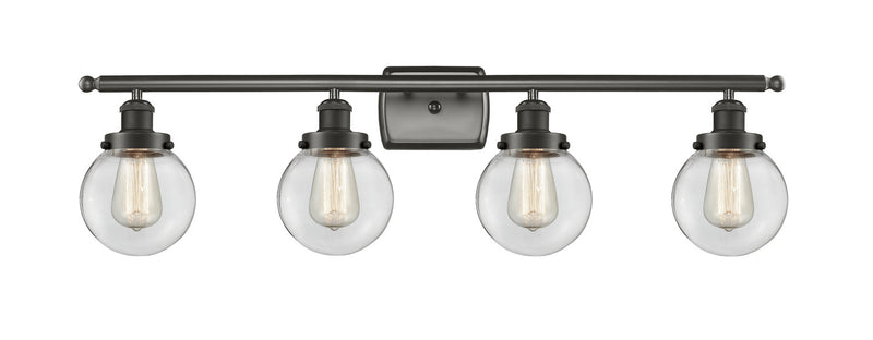 Innovations 916-4W-OB-G202-6-LED LED Bath Vanity, Oil Rubbed Bronze