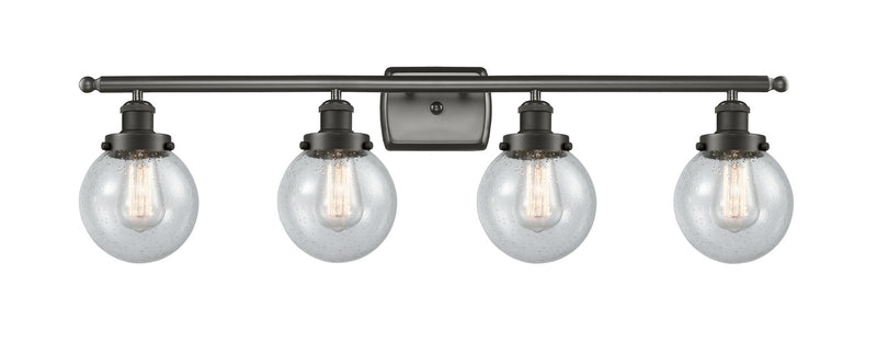 Innovations 916-4W-OB-G204-6-LED LED Bath Vanity, Oil Rubbed Bronze