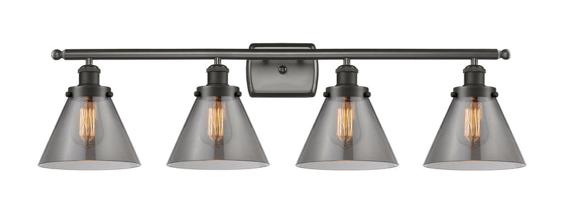 Innovations 916-4W-OB-G43-LED LED Bath Vanity, Oil Rubbed Bronze
