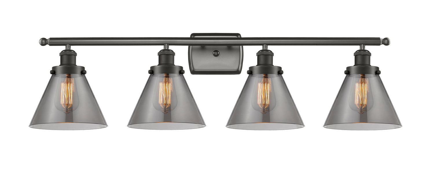 Innovations 916-4W-OB-G43-LED LED Bath Vanity, Oil Rubbed Bronze