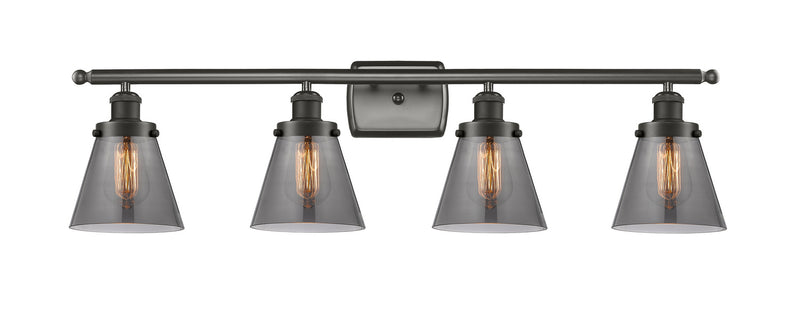 Innovations 916-4W-OB-G63 Four Light Bath Vanity, Oil Rubbed Bronze