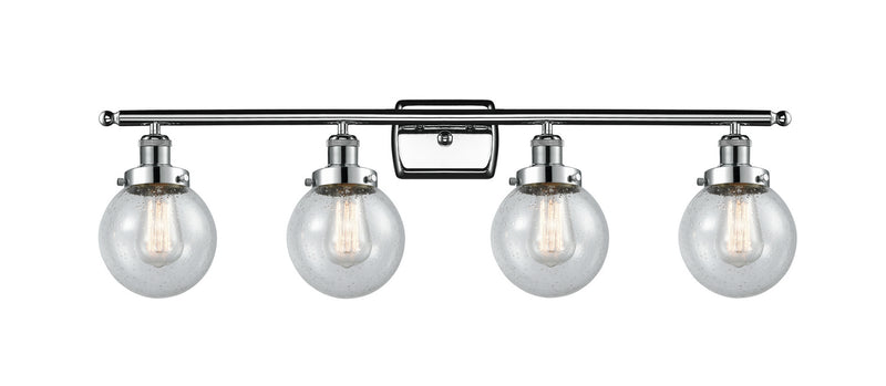 Innovations 916-4W-PC-G204-6-LED LED Bath Vanity, Polished Chrome