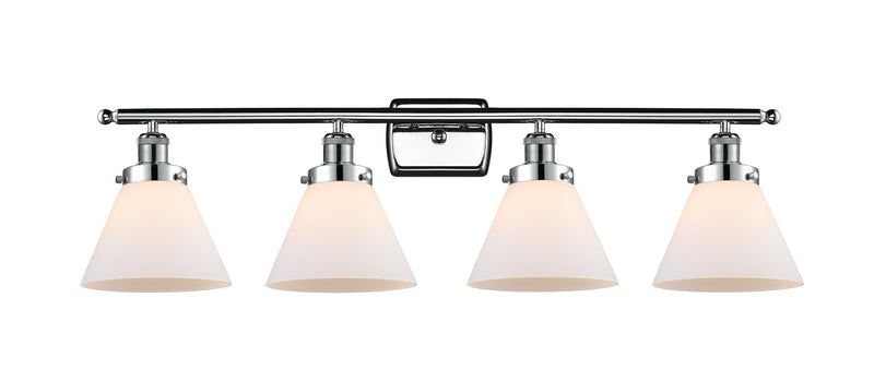 Innovations 916-4W-PC-G41 Four Light Bath Vanity, Polished Chrome
