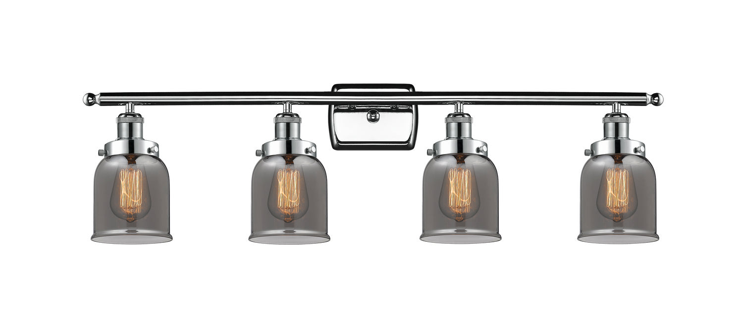 Innovations 916-4W-PC-G53 Four Light Bath Vanity, Polished Chrome