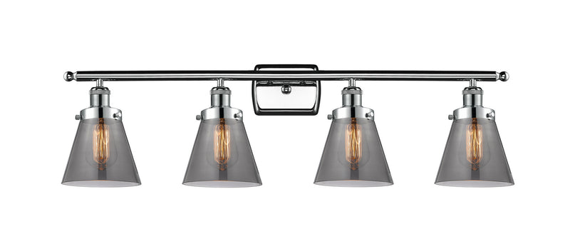 Innovations 916-4W-PC-G63-LED LED Bath Vanity, Polished Chrome