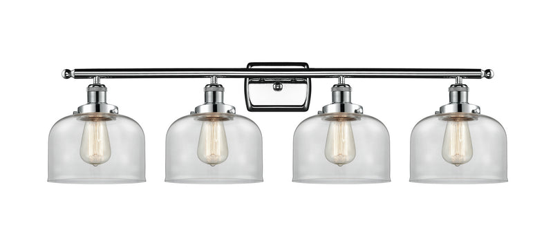 Innovations 916-4W-PC-G72 Four Light Bath Vanity, Polished Chrome