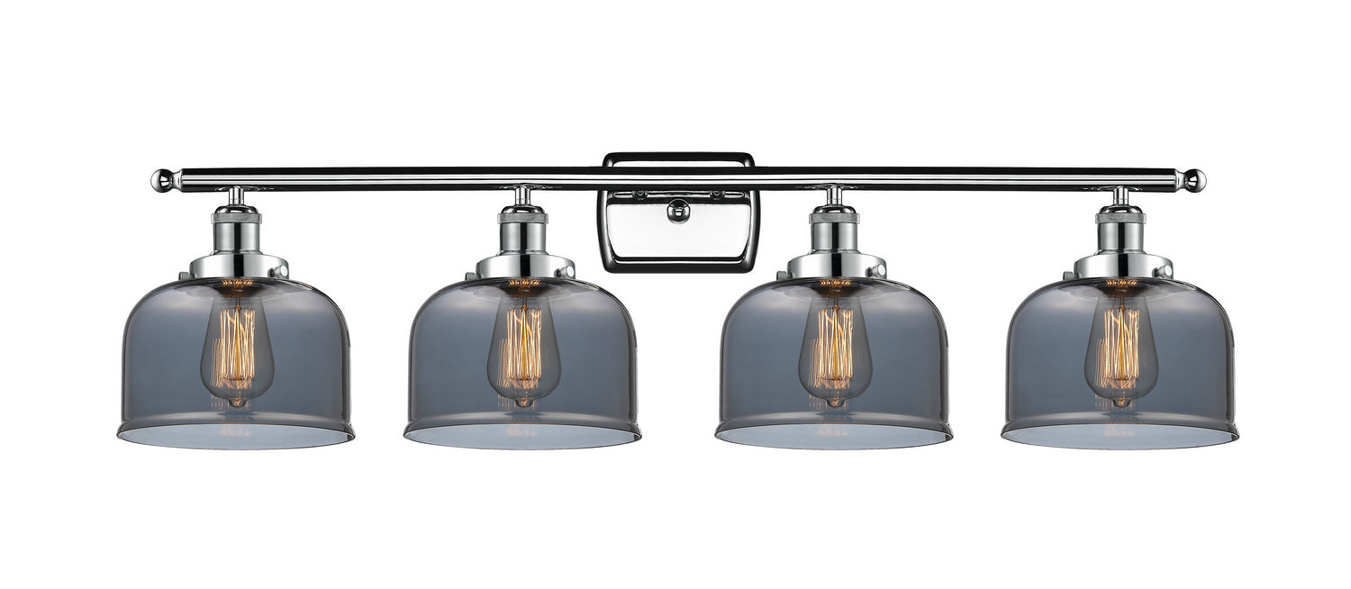 Innovations 916-4W-PC-G73 Four Light Bath Vanity, Polished Chrome