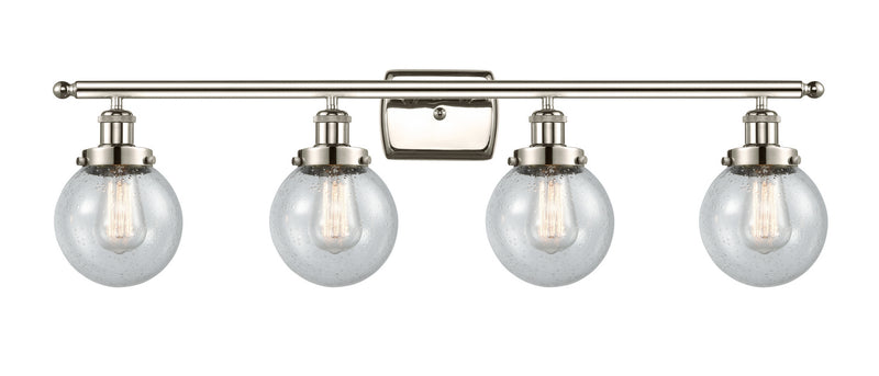 Innovations 916-4W-PN-G204-6-LED LED Bath Vanity, Polished Nickel