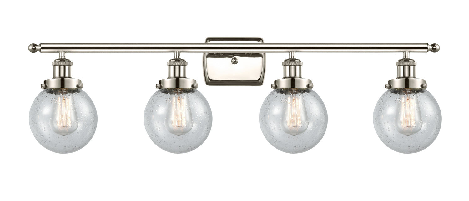 Innovations 916-4W-PN-G204-6-LED LED Bath Vanity, Polished Nickel
