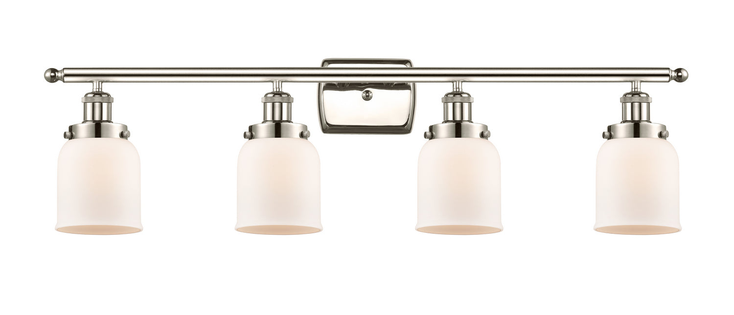 Innovations 916-4W-PN-G51 Four Light Bath Vanity, Polished Nickel