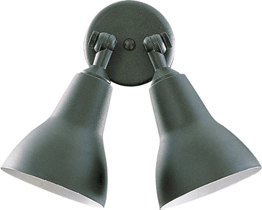 Quorum 690-2-15 Two Light Ceiling Mount, Black