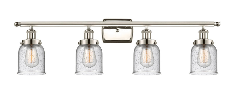 Innovations 916-4W-PN-G54 Four Light Bath Vanity, Polished Nickel