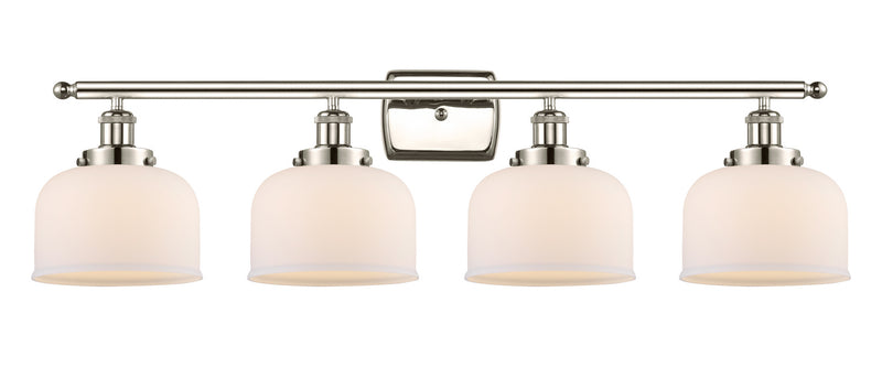 Innovations 916-4W-PN-G71 Four Light Bath Vanity, Polished Nickel