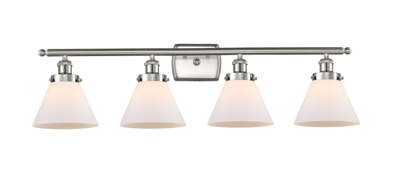 Innovations 916-4W-SN-G41 Four Light Bath Vanity, Brushed Satin Nickel