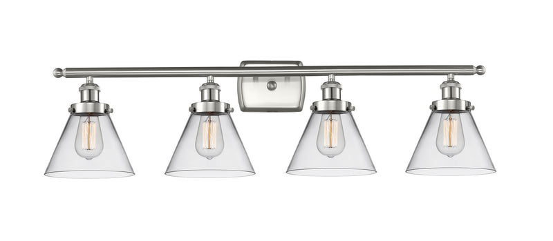 Innovations 916-4W-SN-G42 Four Light Bath Vanity, Brushed Satin Nickel