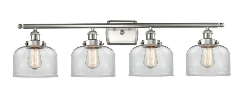 Innovations 916-4W-SN-G72 Four Light Bath Vanity, Brushed Satin Nickel