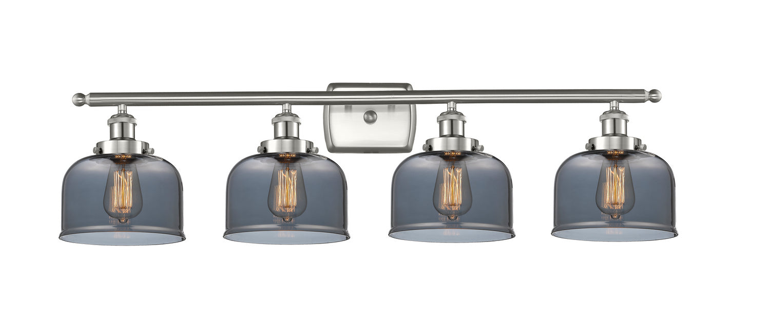Innovations 916-4W-SN-G73 Four Light Bath Vanity, Brushed Satin Nickel
