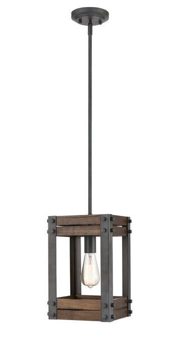 Innovations 435-1S-AG-LED LED Mini Pendant, Aged Gun Metal