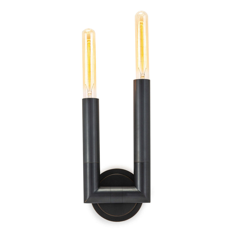 Regina Andrew 15-1146ORB Two Light Wall Sconce, Oil Rubbed Bronze