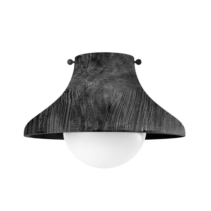 Regina Andrew 16-1347EB One Light Flush Mount, Ebony