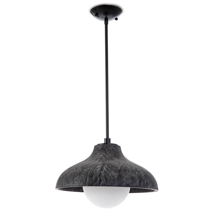 Regina Andrew 16-1349EB One Light Pendant, Ebony