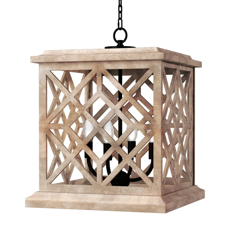 Regina Andrew 16-1364NAT Four Light Lantern, Natural