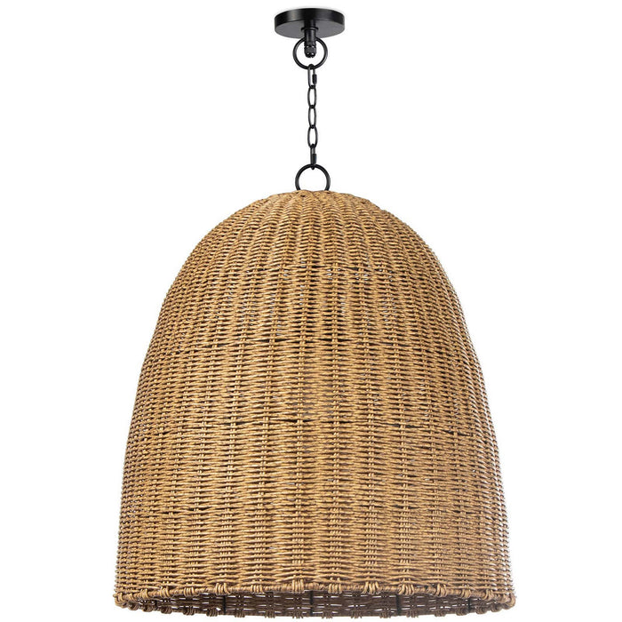 Regina Andrew 17-1002NAT One Light Outdoor Pendant, Natural