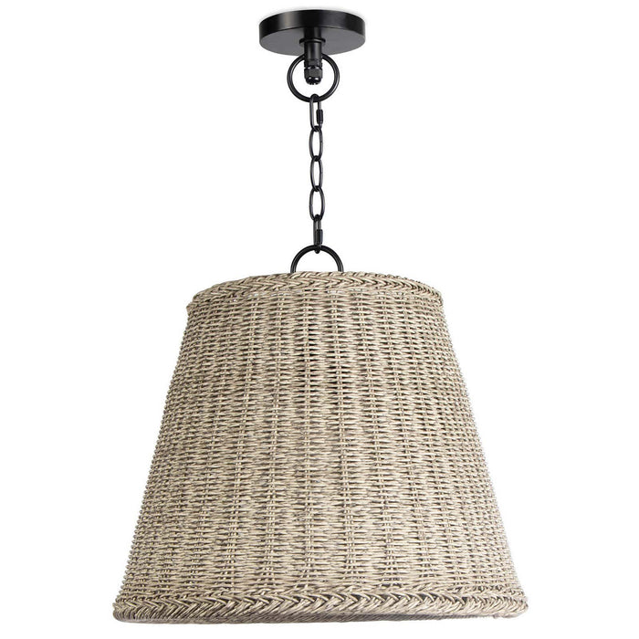 Regina Andrew 17-1014WT One Light Outdoor Pendant, Grey