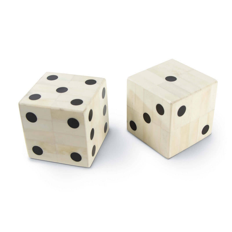 Regina Andrew 20-1413 Oversized Bone Gaming Dice Pair, Natural