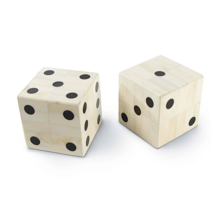 Regina Andrew 20-1413 Oversized Bone Gaming Dice Pair, Natural