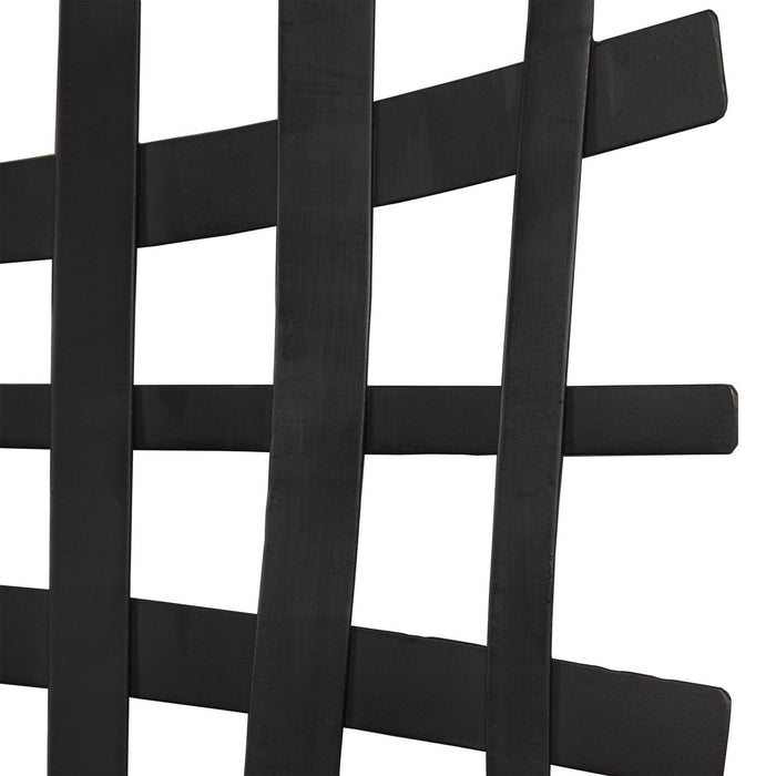 Uttermost 04293 Wall Decor, Matte Black